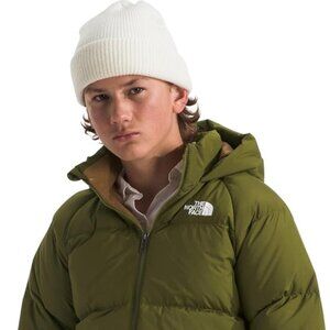Youth The North Face DownFleece-Lined Short Parka - Olive Green, 2XL